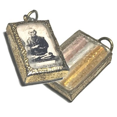 Locket Roop Tai Somdej Dto Hlang Takrut Sam Kasat 2495 BE Luang Phu Nak