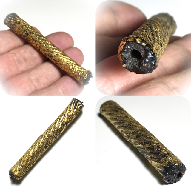 Takrut Tone Thak Chueak Long Rak Pid Tong Circa 2470 BE Kroo Ba Nanta Wat Tung Man Dtai