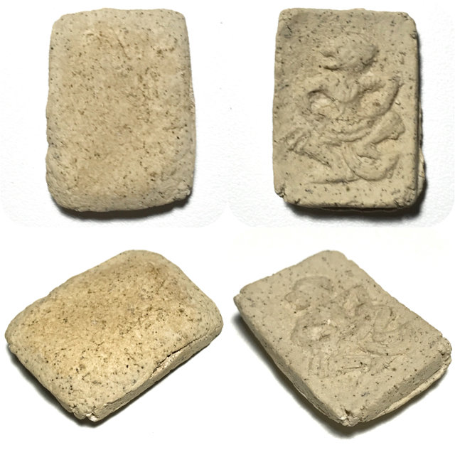 Hanuman Song Rit Vanora God with Trisul Early Era Amulet of Luang Por Guay Wat Kositaram
