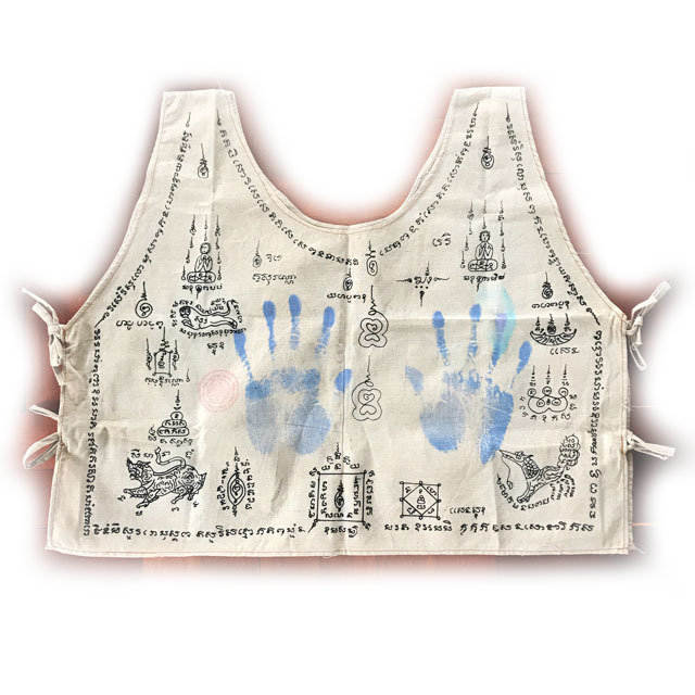 Suea Yant Roi Mer Roi Tao Yantra Shirt of Invincibility Wealth &amp; Status Luang Por Kong Wat Wang Sapparot