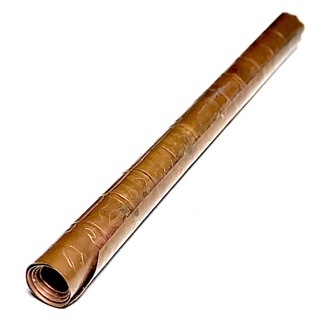 Takrut Tone Klaew Klaad Metta Nuea Tong Daeng 4 Inches Luang Por Nueang Wat Jula Mani