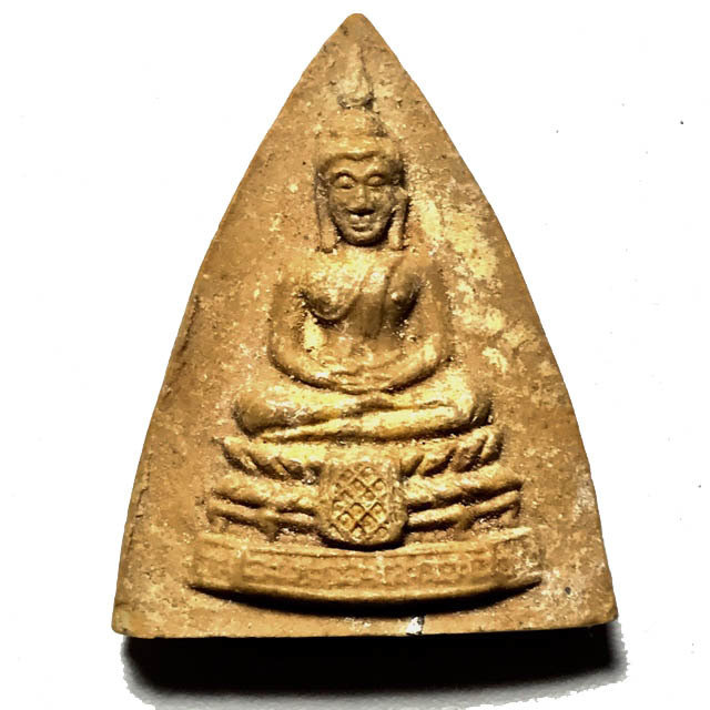 Pra Pratan Gleep Bua Hlang Yant Trinisinghae Pim Yai 2521 BE - Nuea Gesorn Gae Nam Man - Luang Phu To Wat Pradoo Chimplee