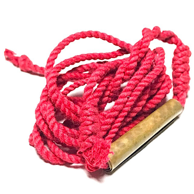 Takrut Sariga Sangwal Yantra Spell on Cord Necklace Wicha Lanna Kroo Ba Wang Wat Ban Den