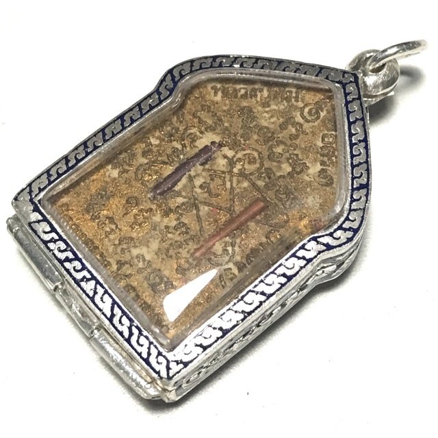 Khun Phaen Prai Kumarn Pim Song Pol Yai Takrut Koo No.1000 with Authenticity Certificate Silver Casing Luang Phu Tim