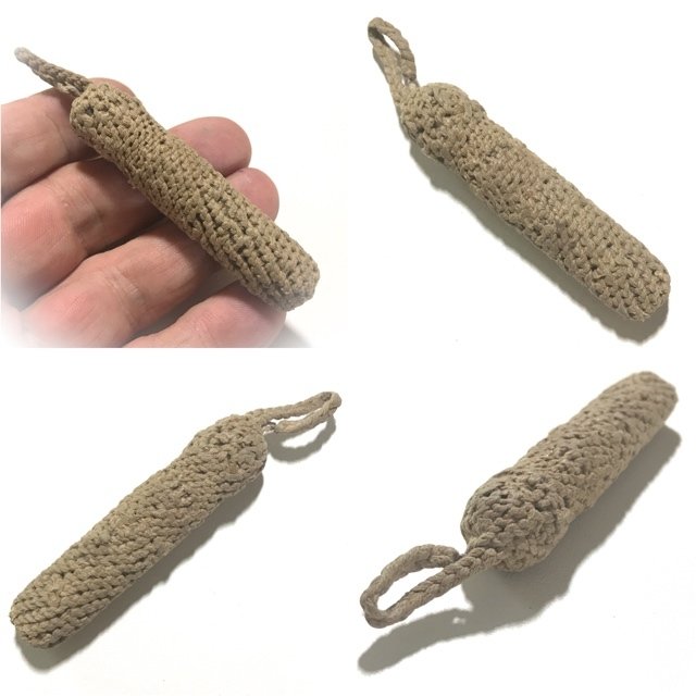 Takrut Thak Chueak Hoo Diaw Early Era Cord Bound Talismanic Amulet Luang Phu Hmun Wat Ban Jan