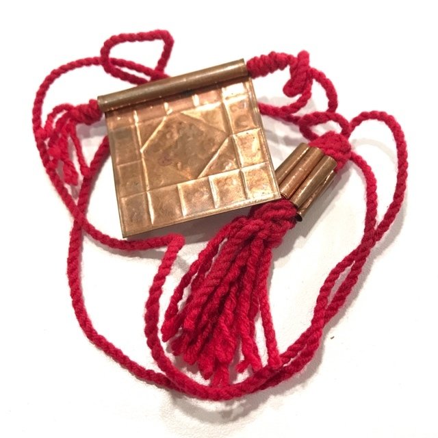 Takrut Gao Gum Nine Yantra Spells with Takrut Yant Hneeb Twin Set on Spellbound Cords Kroo Ba Wang Wat Ban Den