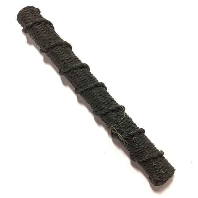 Takrut Tone Nuea Tong Daeng Thak Chueak 4 inches Circa 2500 BE for Protection &amp; Prosperity Luang Por An Wat Prayat