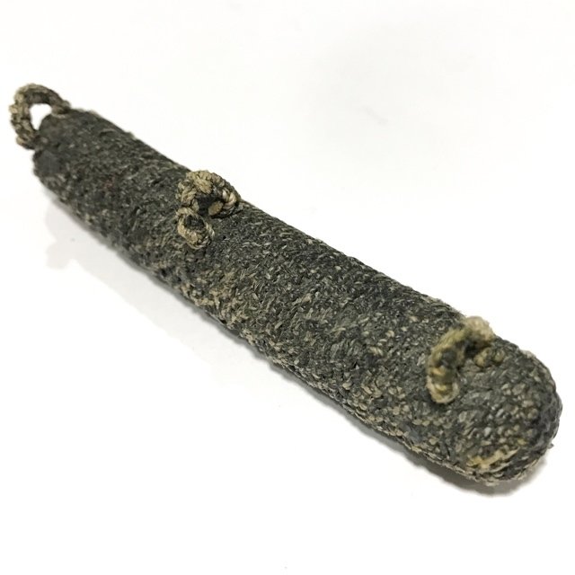 Takrut Hnaa Bpaag Suea Sam Huang  4 Inches Early Era Tiger Forehead Amulet &amp; Authenticity Certificate Luang Por Te Wat Sam Ngam