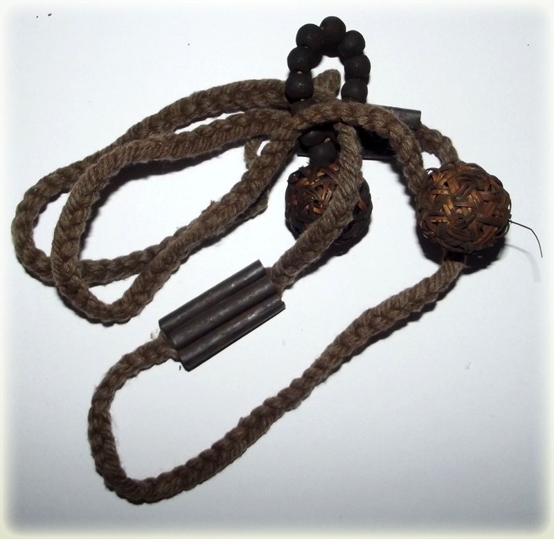 Prakot Aew & Prakam Hwaay Look Takror Waist Cord with Hand Rosary - Luang Por Sud Wat Ka Long 2445 - 2526