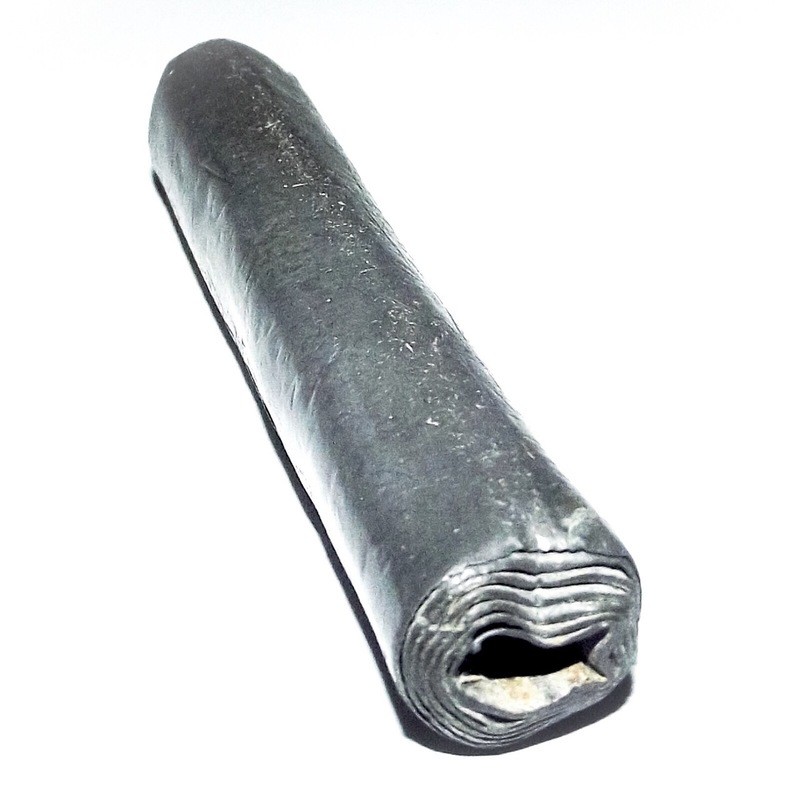 Takrut Tone Nuea Dtakua Kong Grapan Chadtri 3 Inches Long Leaden Yantra Spell - Luang Por Kong Wat Wang Sapparos