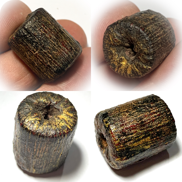 Takrut Bailan Pitsamorn Long Rak Chart Pim Yai 2 x 1.5 Cm Luang Por Gaew Wat Puang Malai 2450 BE