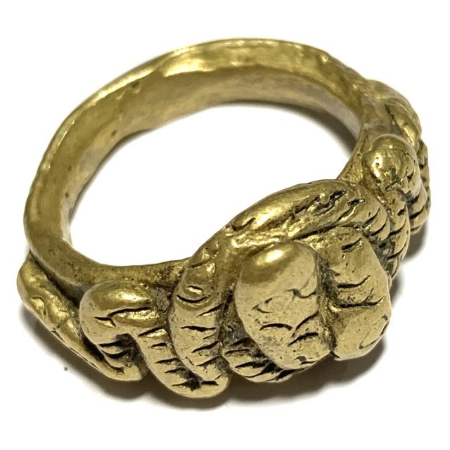 Hwaen Ngu Giaw Sap Serpentine Magic Alchemical Ring of Wealth &amp; Protection 2460 BE Luang Por Im Wat Hua Khao