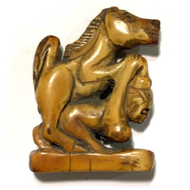 In Ma Saep Nang Nuea Nga Gae Carved Lanna Animist Seduction Charm Early Era Kroo Ba Wang Wat Ban Den