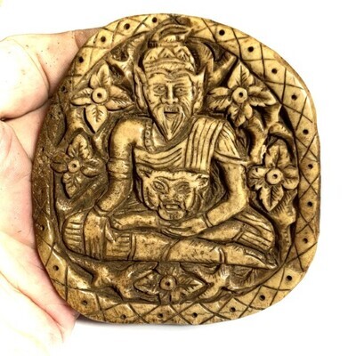 Ban Neng Ruesi Nang Suea Necromantic Skullbone Lersi with Tiger Hand Spell Inscriptions Ajarn Heng Praiwan