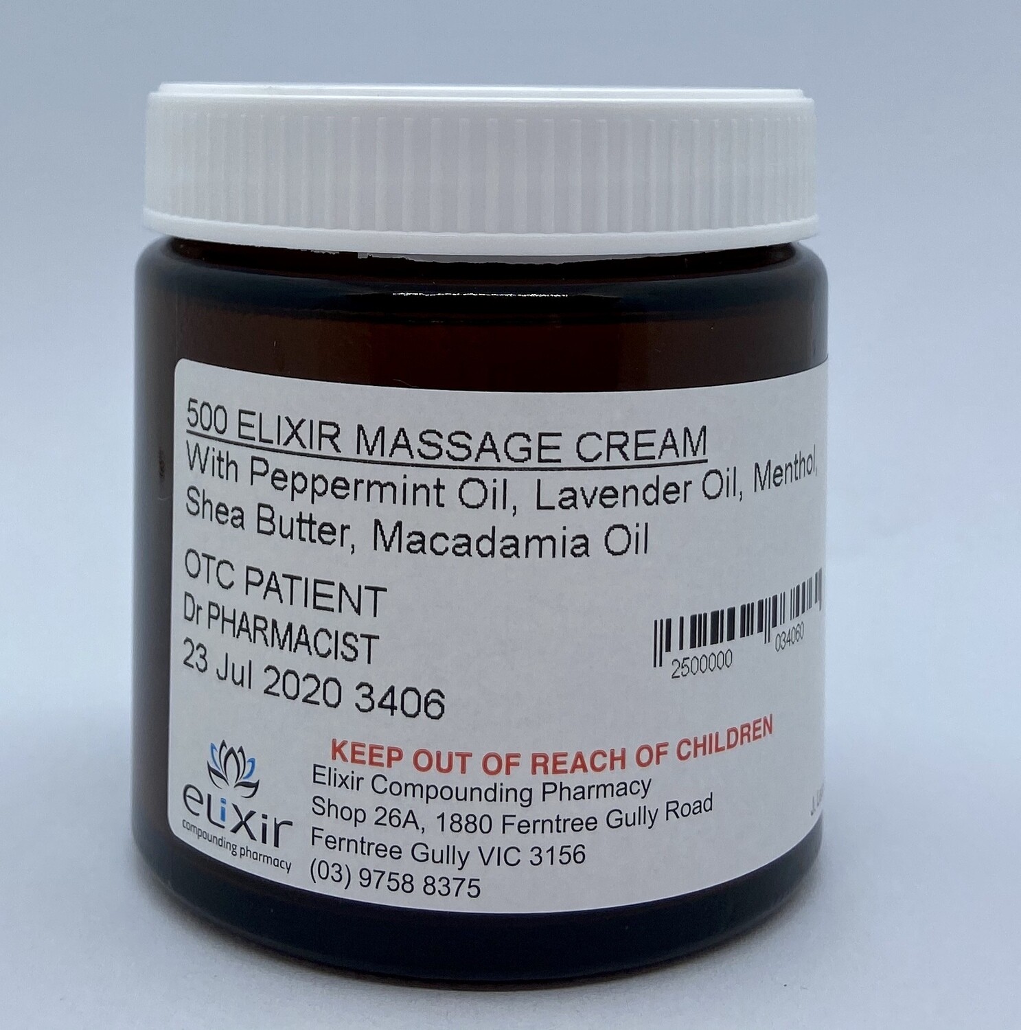 Essential Massage Cream 500g