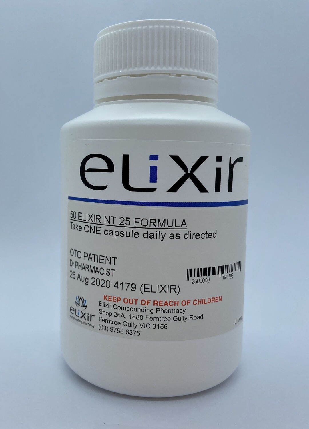 Nutrient Therapy NT25 - 100 Capsules