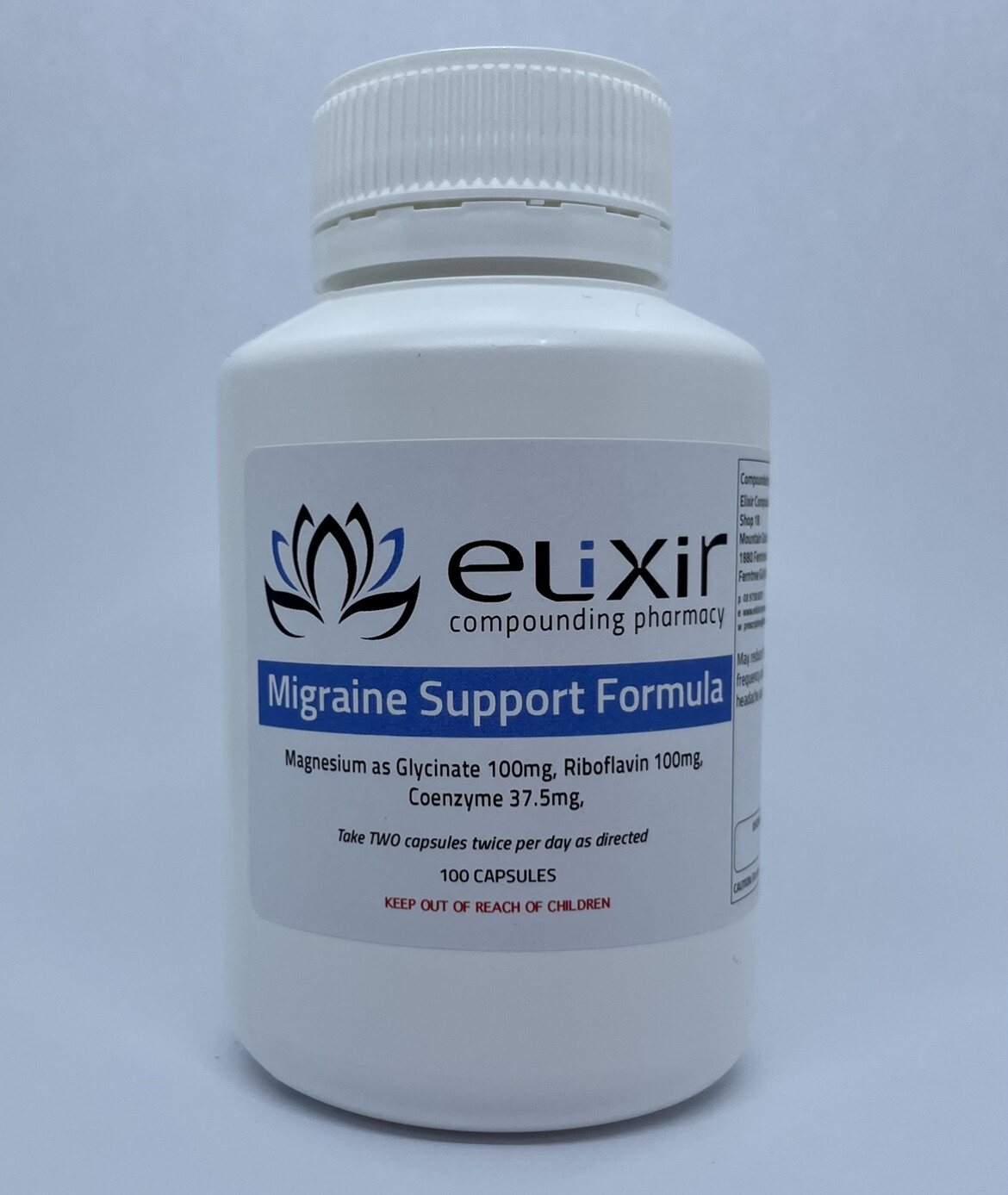 Migraine Support Formula 100 Capsules