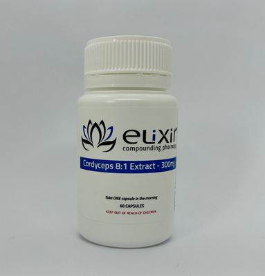 Cordyceps 8:1 Mushroom Extract 300mg - 60 Capsules