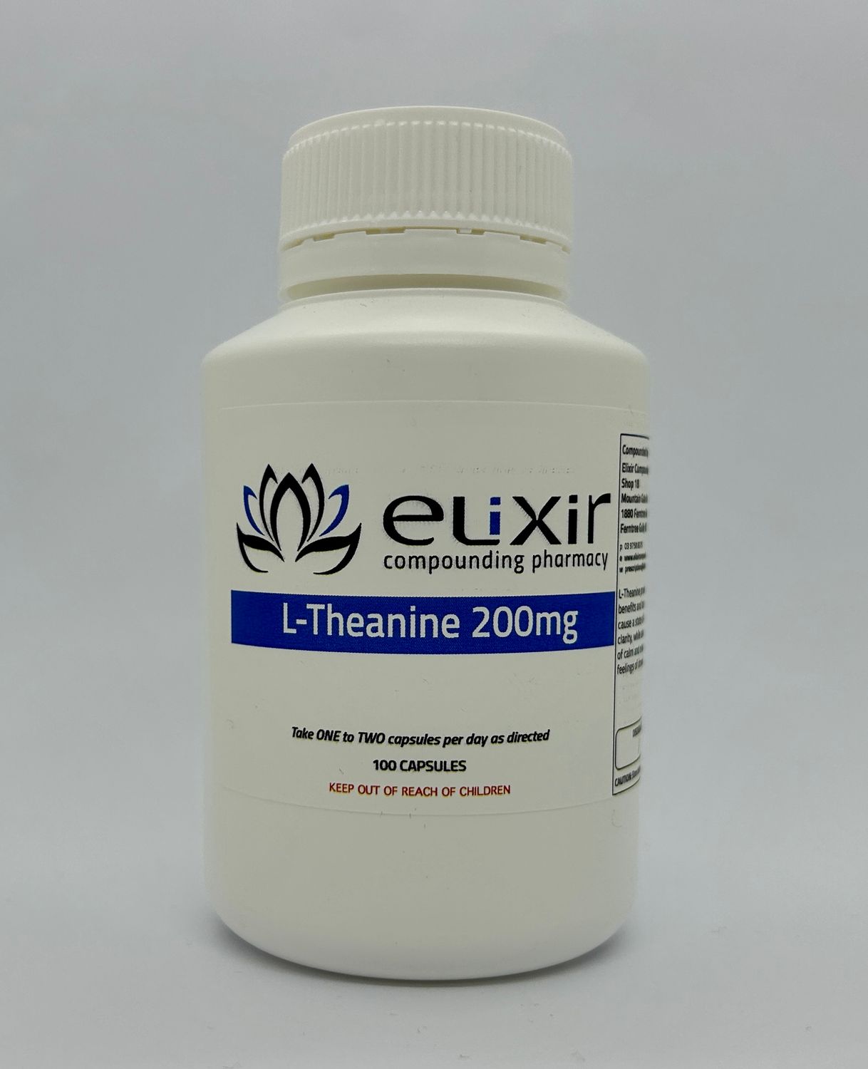 L-Theanine 200mg - 100 Capsules