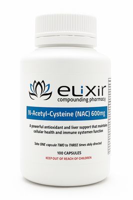NAC (N-Acetyl Cysteine) 600mg - 100 Capsules