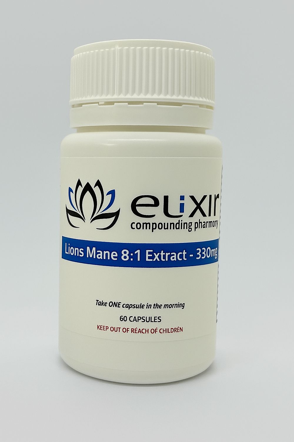 Lions Mane 8:1 Extract 330mg - 60 Capsules