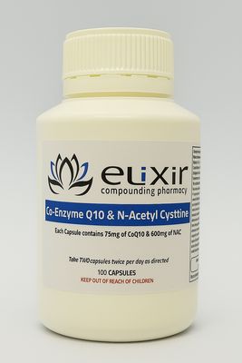Coenzyme Q10 &amp; N-Acetyl Cysteine 100 Capsules