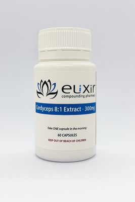 Cordyceps 8:1 Mushroom Extract 300mg - 60 Capsules