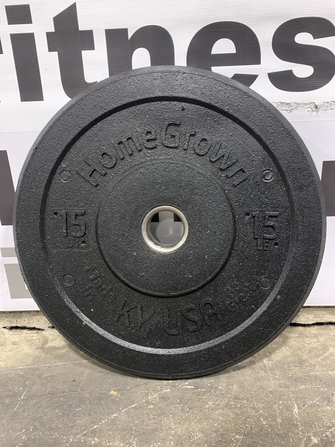 HomeGrown Lifting URAMAX 15 lb Bumper Plate Pair