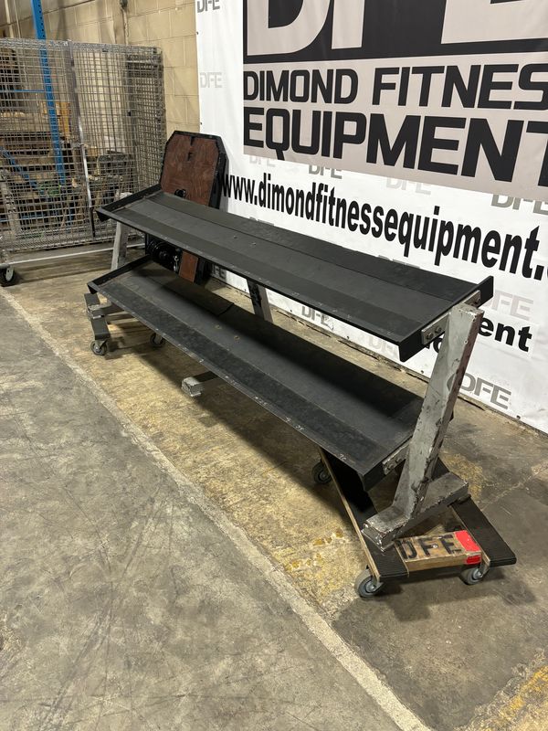 York Barbell 2 tier Shelf Dumbbell Rack