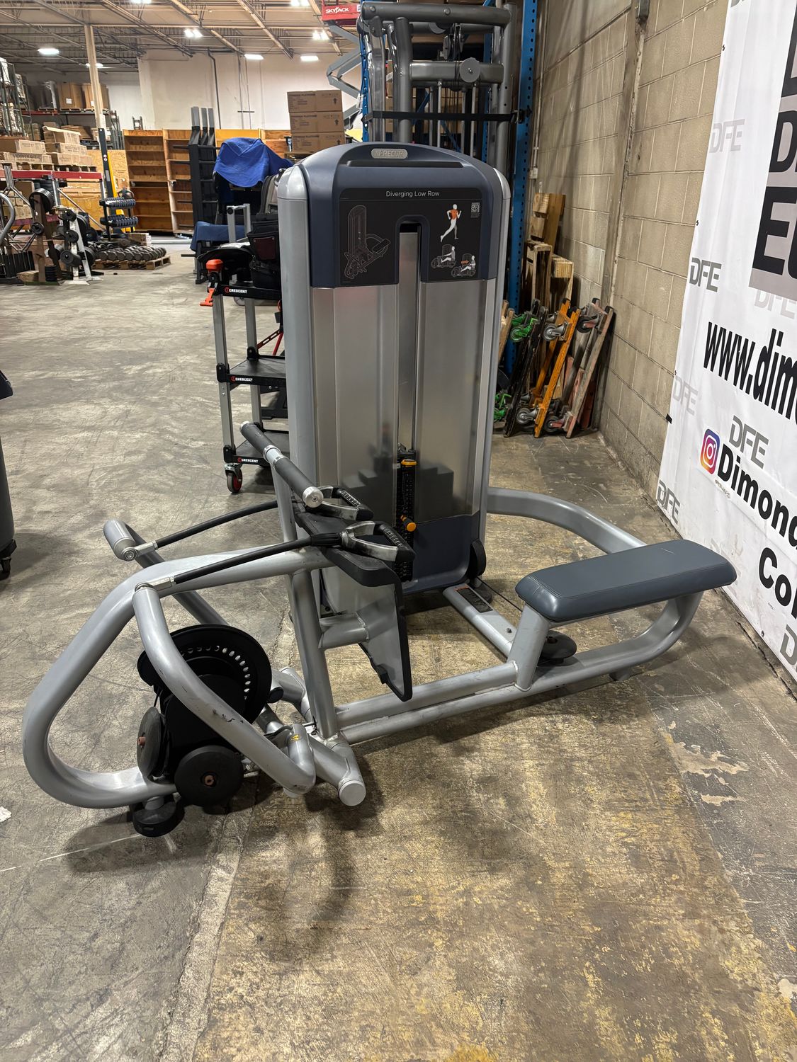 Precor Diverging Low Row