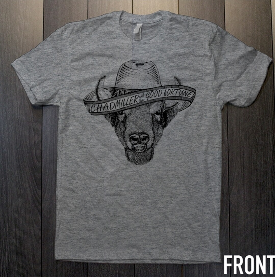 Heather Grey Buffalo Sombrero Shirt
