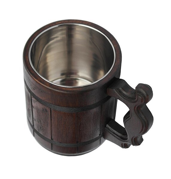 Etno Motif - Wooden Beer Mugs
