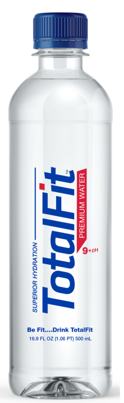 TOTALFIT Alkaline Premium Water case of 12 Bottles. 16.9oz