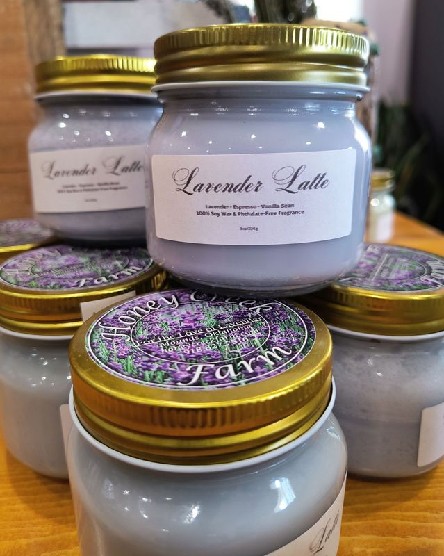 Lavender Latte Soy Candle
