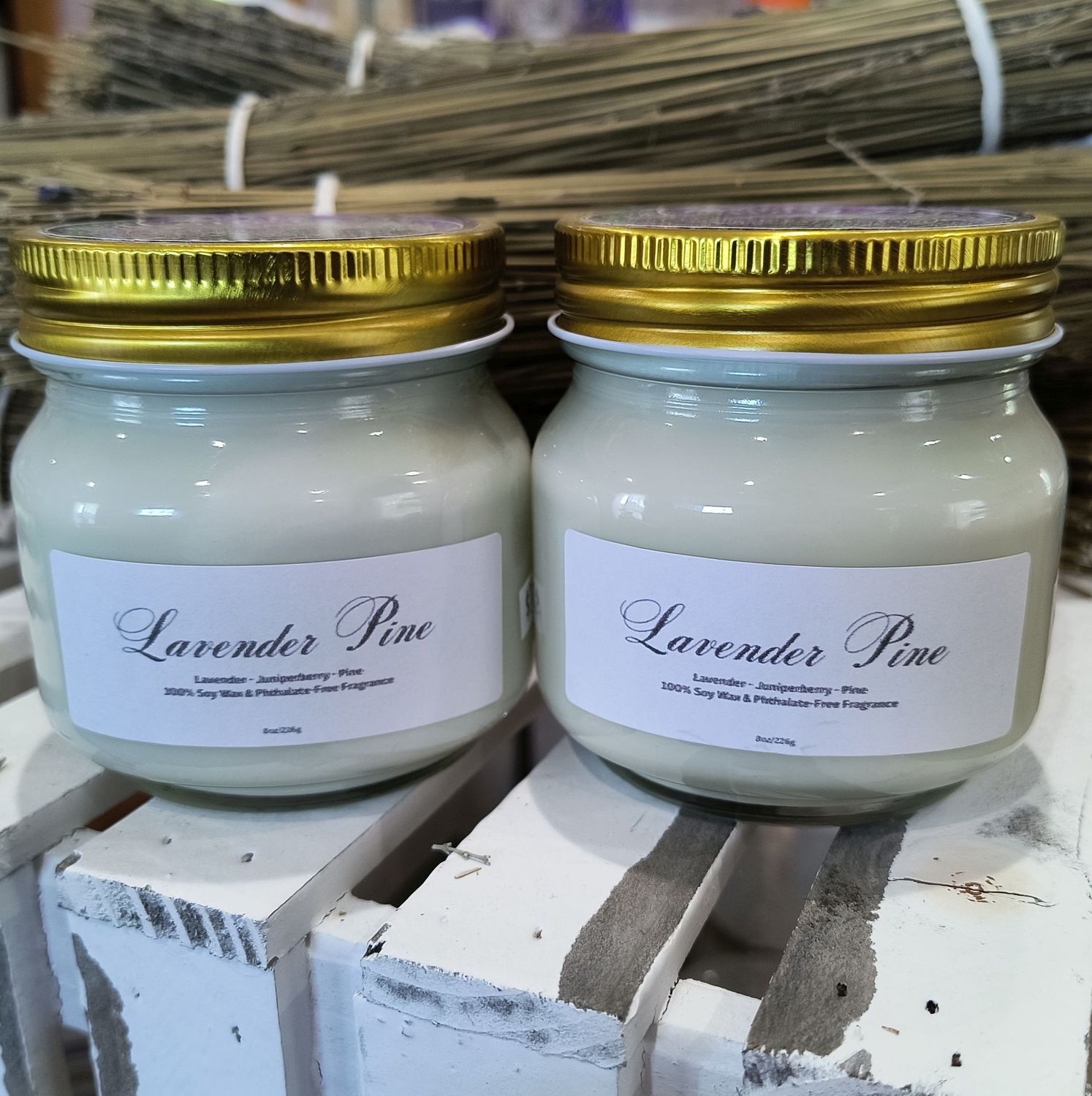 Lavender Pine Soy Candle