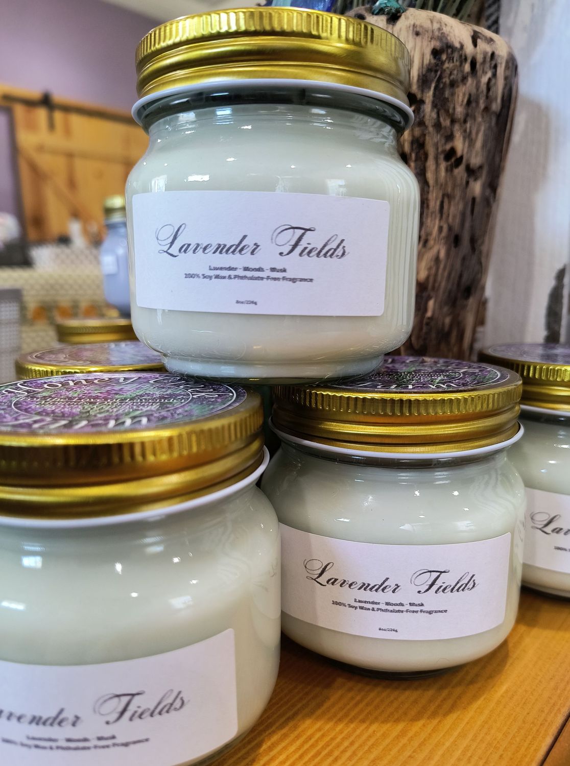 Lavender Fields Soy Candle