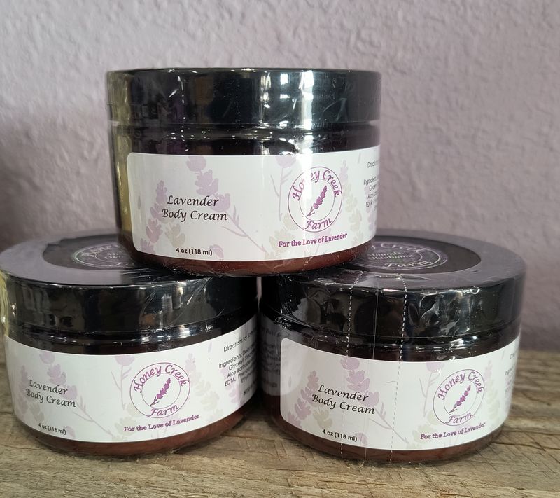LAVENDER BODY CREAM 4 OZ