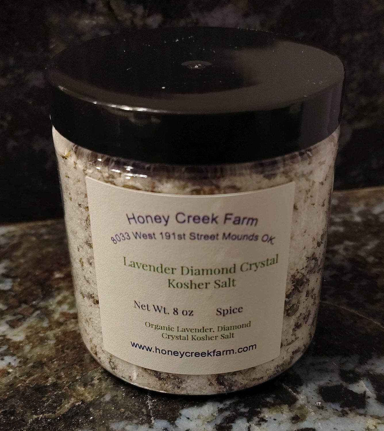Lavender Diamond Crystal Kosher Salt