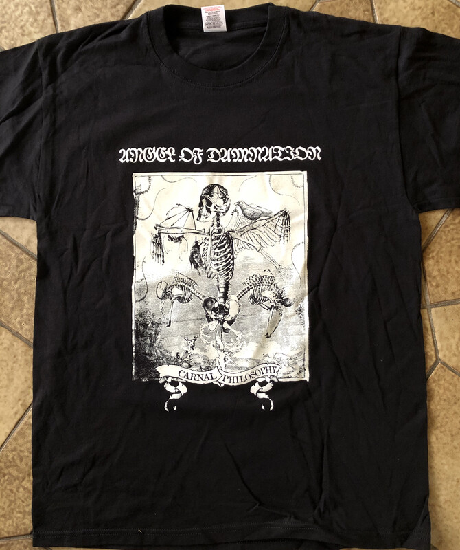 ANGEL OF DAMNATION - Carnal Philosophy T-SHIRT Size L