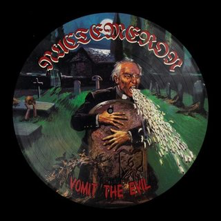NUCTEMERON - Vomit the evil Picture LP