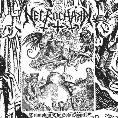 NECROCHAKAL - Trampling the holy gospels 7“EP
