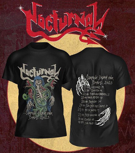 NOCTURNAL - Brazil Tour 2023 T-SHIRT (L size)