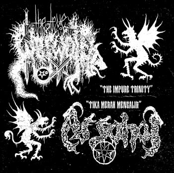 THE TRUE WERWOLF / AS SAHAR Split 7“EP