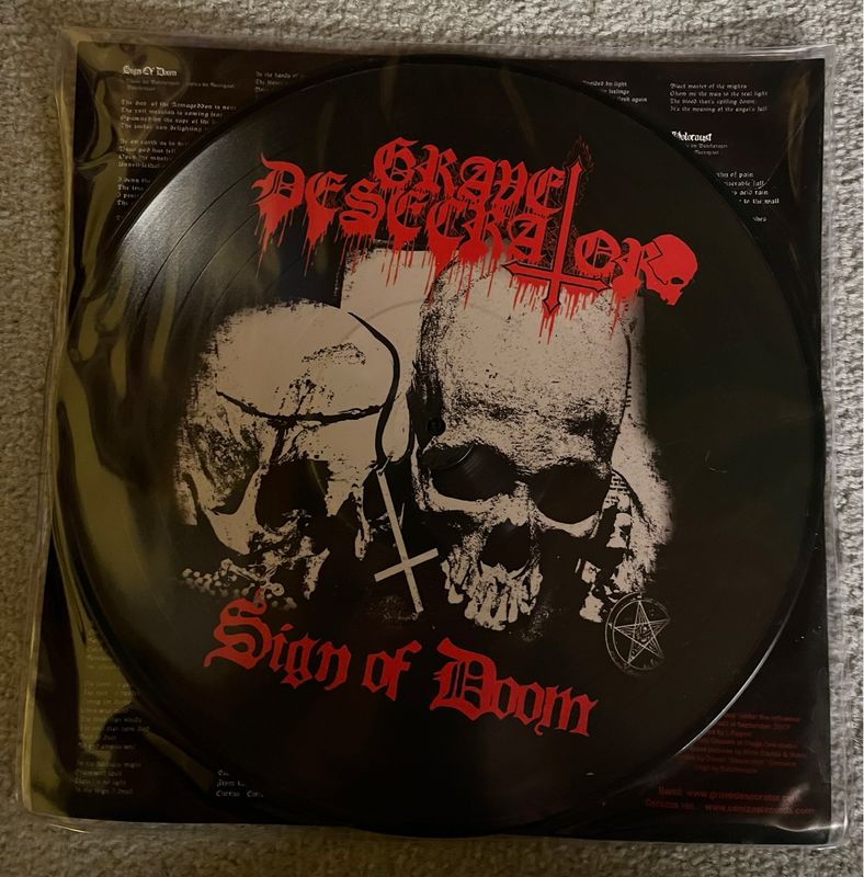 GRAVE DESECRATOR - Sign of Doom Picture LP