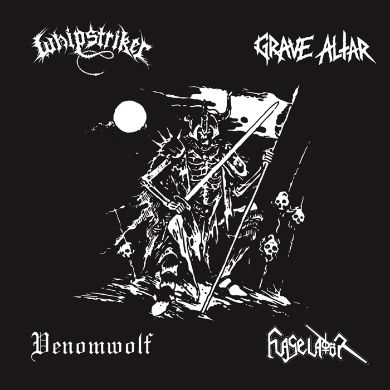 WHIPSTRIKER / GRAVE ALTAR / VENOMWOLF / FLAGELADOR Split 10“