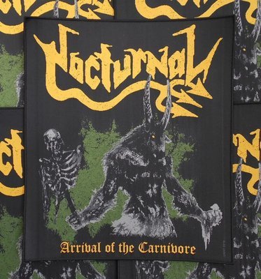 NOCTURNAL- Arrival of the Canivore BACKPATCH