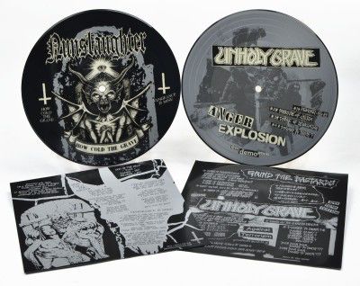 NUNSLAUGHTER / UNHOLY GRAVE Split Picture 7“EP