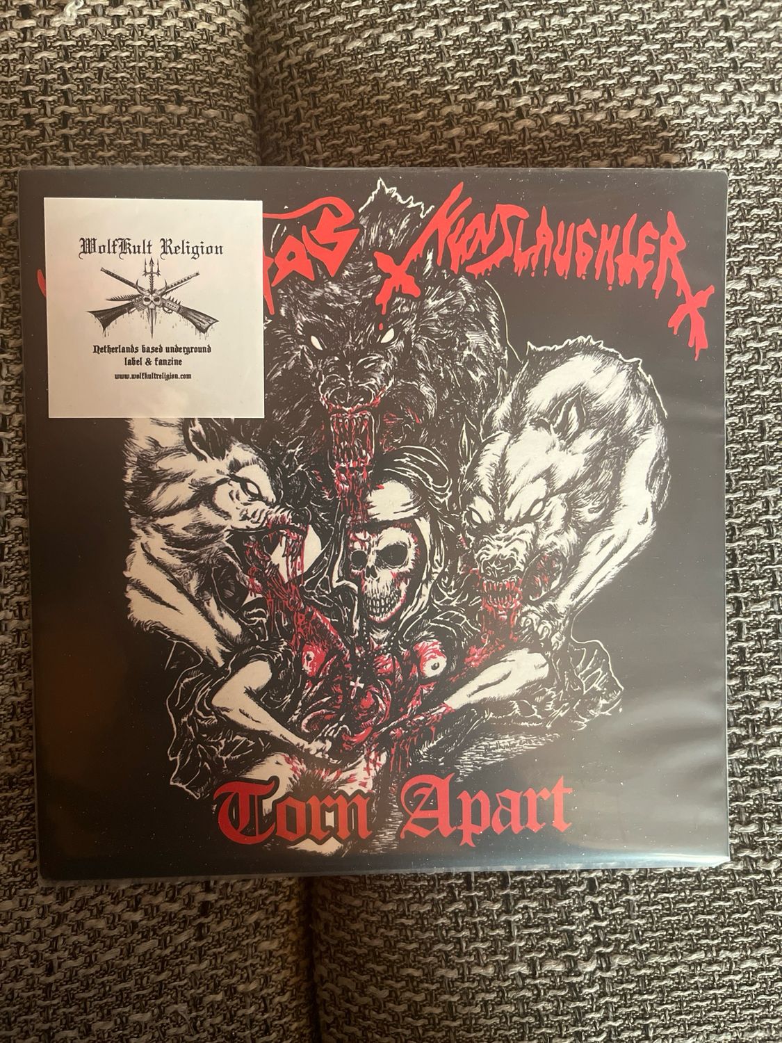 NUNSLAUGHTER/SATHANAS Split 7“EP