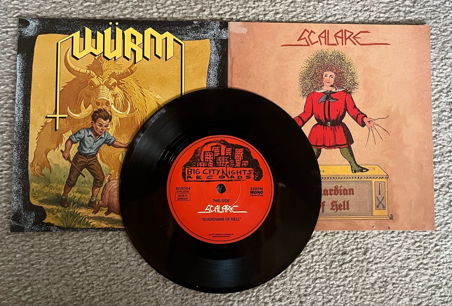 SCALARE / WÜRM Split 7“EP