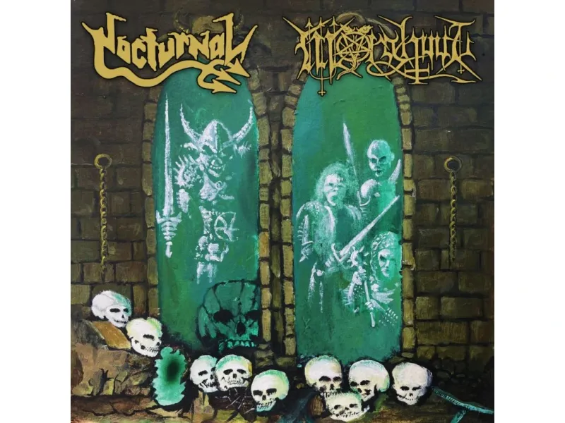 NOCTURNAL / MÖRGHUUL Split 7"EP (Yellow Vinyl)